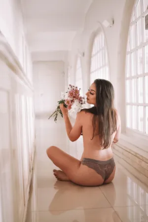 Boudoir In A Hallway