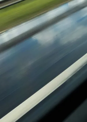 Motion Blur Of A Road