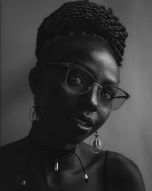 Black And White Portrait