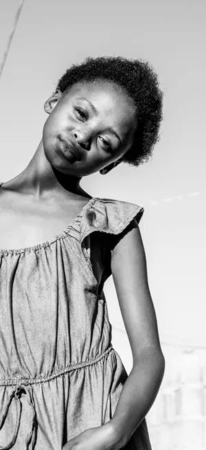 Black And White Portrait