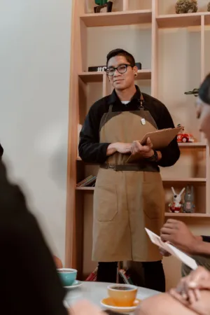 Waiter In A Cafe