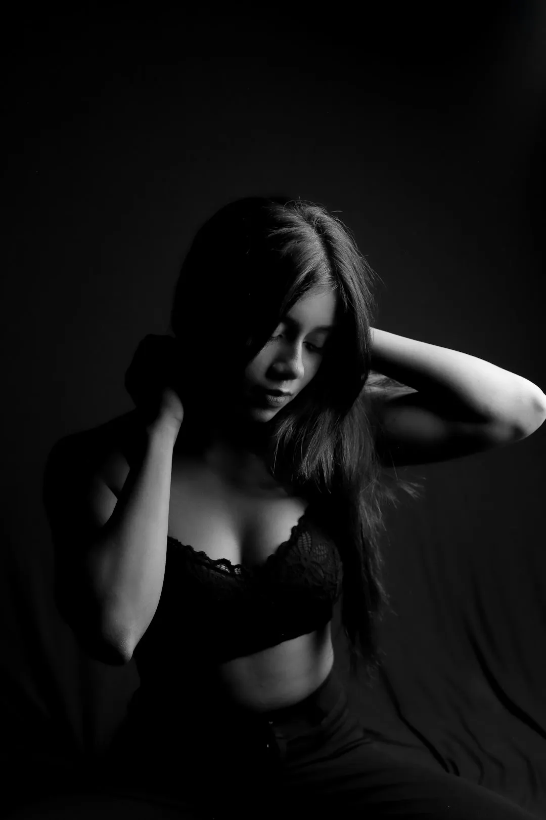 Black And White Portrait