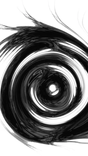 Black And White Abstract Art