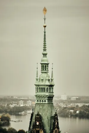 Green Tower With Spire