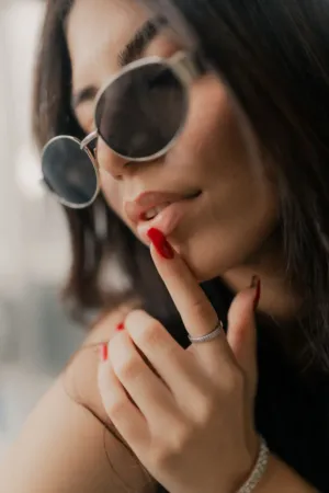 Sassy Woman In Sunglasses