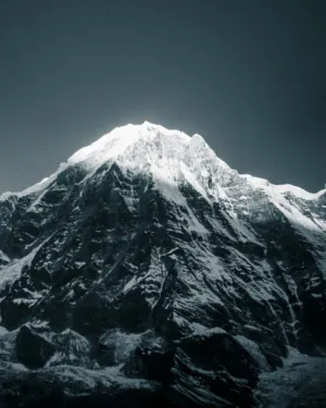 Snowy Mountain Peak
