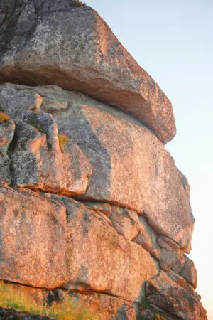 Rocks At Sunset