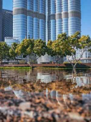 Modern Cityscape Reflection