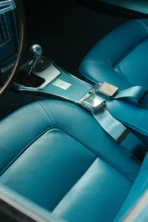 Blue Car Interior