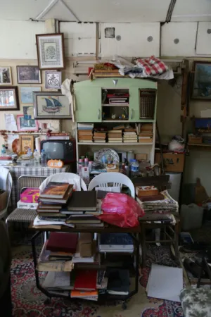 Cluttered Living Room
