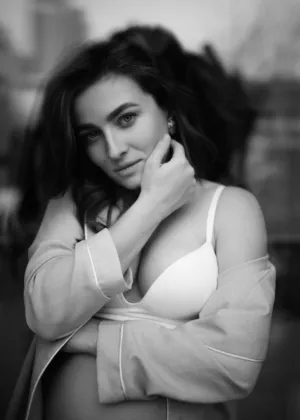 Black And White Portrait