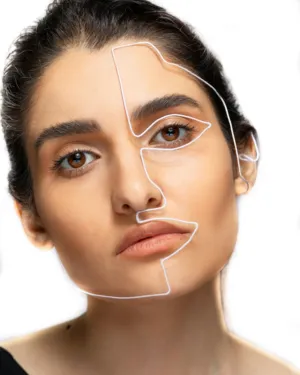 Abstract Face Art