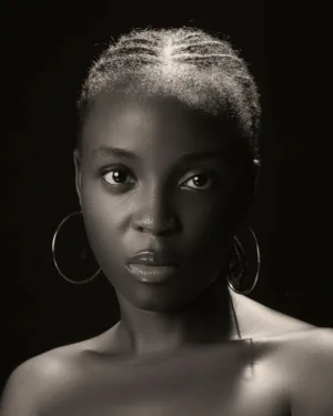 Black And White Portrait