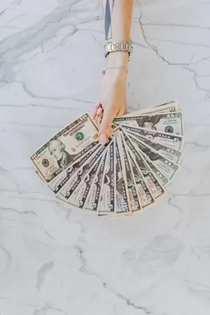 Hand Holding Money
