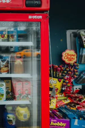 Colorful Convenience Store Display