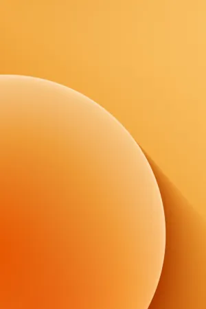 Orange Abstract Art