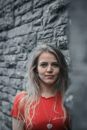 Red Top And Stone Wall
