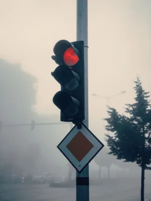 Foggy Traffic Light