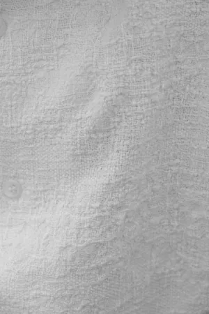 White Textured Fabric
