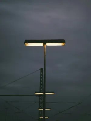 Street Light At Dusk