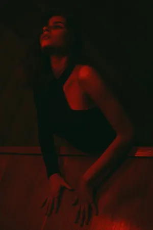 Red Light Portrait