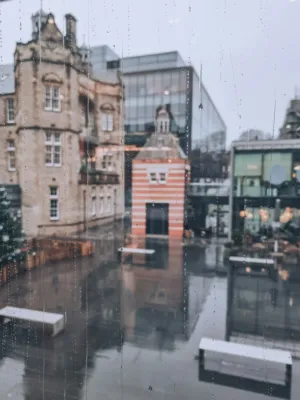 Rainy Day Cityscape