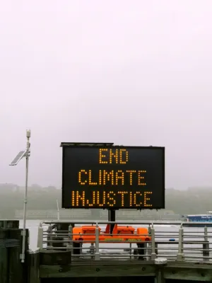Climate Justice Sign