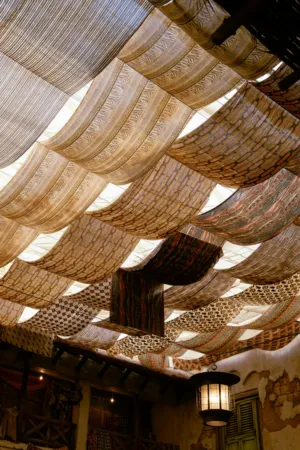 Colorful Textile Ceiling
