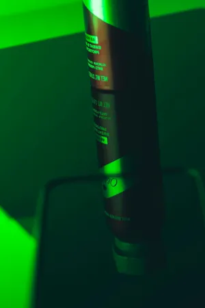 Green Light On A Cylinder