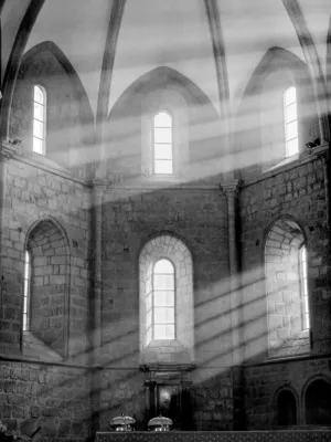 Sunlight Through Church Windows