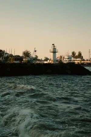 Seafront With Lighthouse