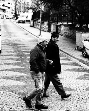 Two Men Walking