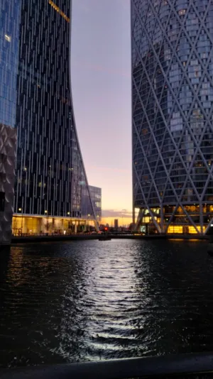 Cityscape At Dusk