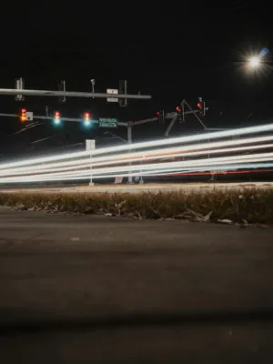 Night Traffic Lights