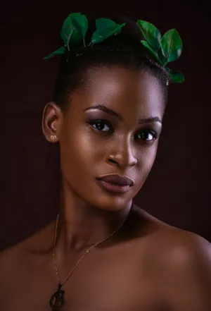 Green Leaf Headpiece