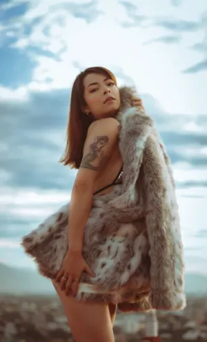 Fur Coat Model