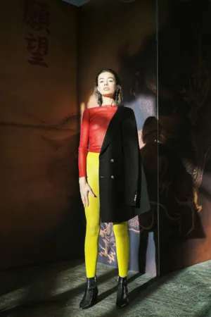 Fashion Model In Bright Outfit