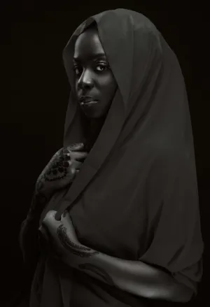 Black And White Portrait