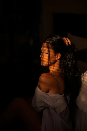 Soft Light On A Woman