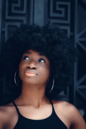 Black Woman With Afro