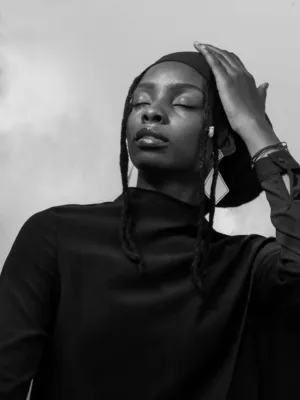 Black And White Portrait