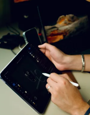 Digital Artist At Work