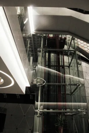 Modern Glass Elevator