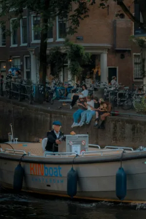 Amsterdam Canal Scene