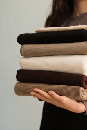 Stack Of Folded Fabrics