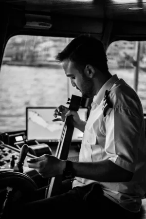 Captain At Helm