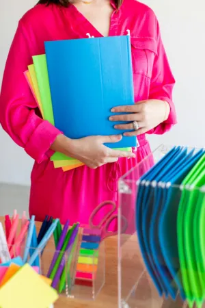 Colorful Office Supplies