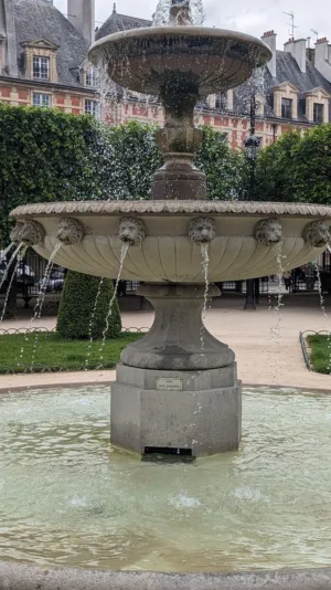 Parisian Garden Fountain