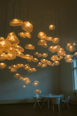 Cloud-Like Lighting Installation