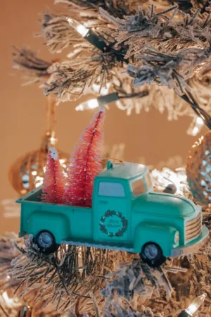 Vintage Truck Christmas Ornament